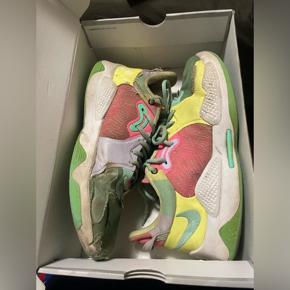 Nike PG 5 Daughters Green Glow Size 12 - Picture 10 of 10
